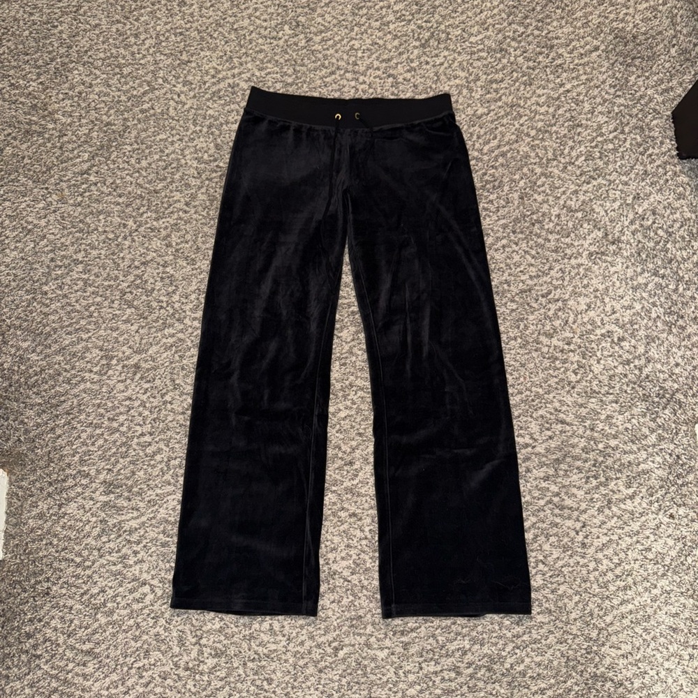 Black Velour Lounge Pants